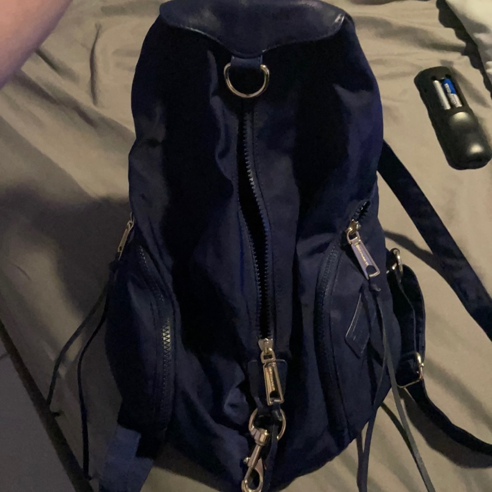 Navy blue Rebecca minkoff backpack. Basically new
